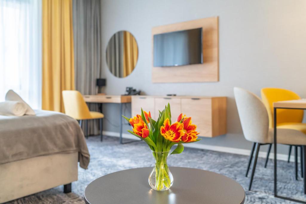 Luxusný apartmán v Bešeňovej ponúkajúci komfortné ubytovanie len pár krokov od termálnych bazénov.